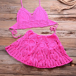 Two-piece Crochet Bikini Set