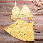 Two-piece Crochet Bikini Set