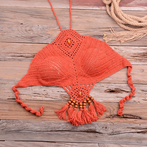 Halter Crochet Bikini