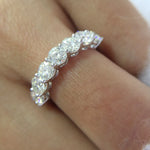 Sterling Silver 0.7ctw Diamond Band Ring
